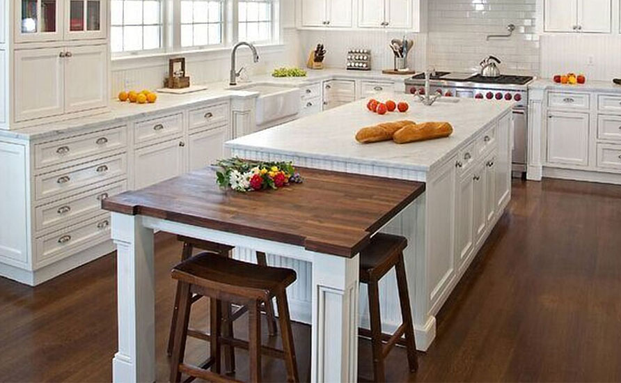 استفاده از وسایل چوبی در دیزاین آشپزخانه